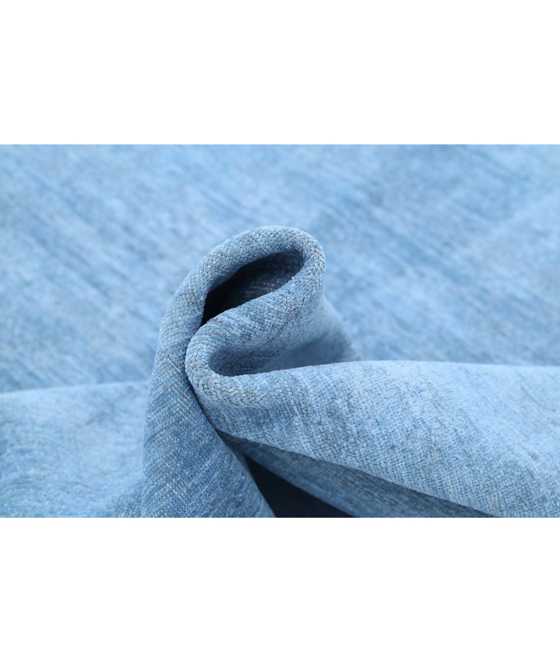Overdye 7'11'' X 9'1'' Hand-Knotted Wool Rug 7'11'' x 9'1'' (238 X 273) / Blue / N/A