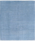 Overdye 7'11'' X 9'1'' Hand-Knotted Wool Rug 7'11'' x 9'1'' (238 X 273) / Blue / N/A
