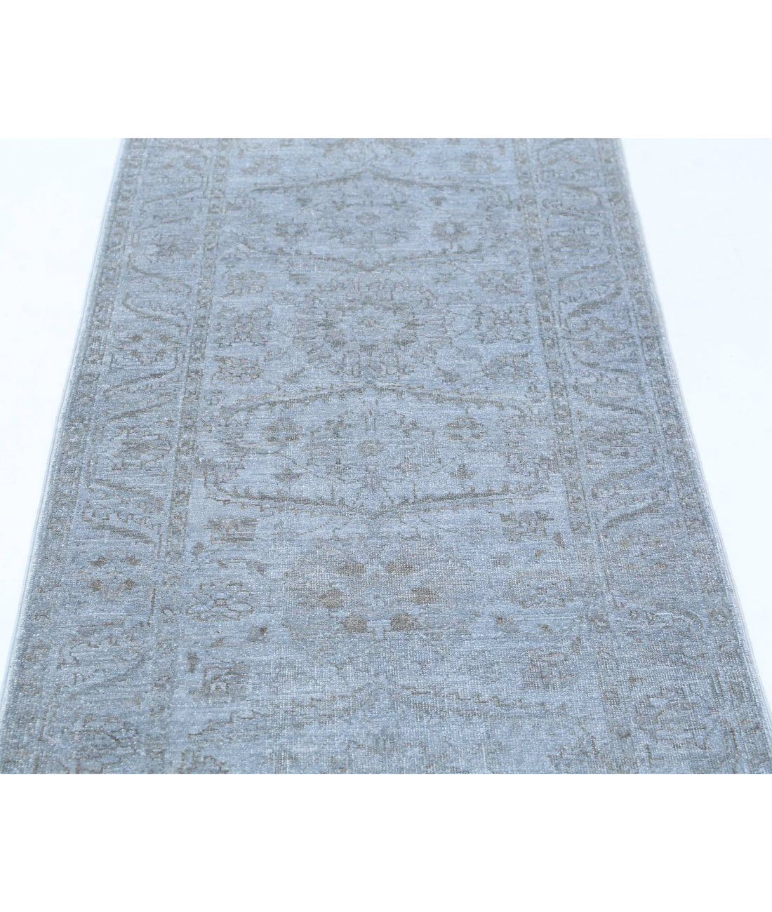 Overdye 2'8'' X 6'11'' Hand-Knotted Wool Rug 2'8'' x 6'11'' (80 X 208) / Blue / Blue