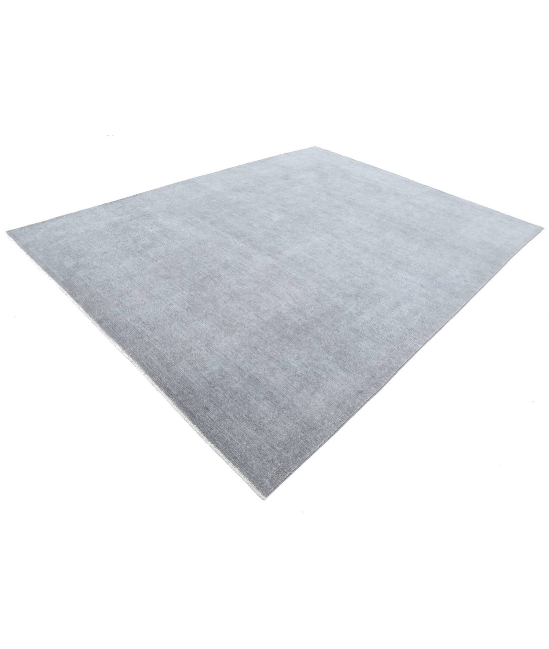 Overdye 8'8'' X 11'5'' Hand-Knotted Wool Rug 8'8'' x 11'5'' (260 X 343) / Grey / Grey