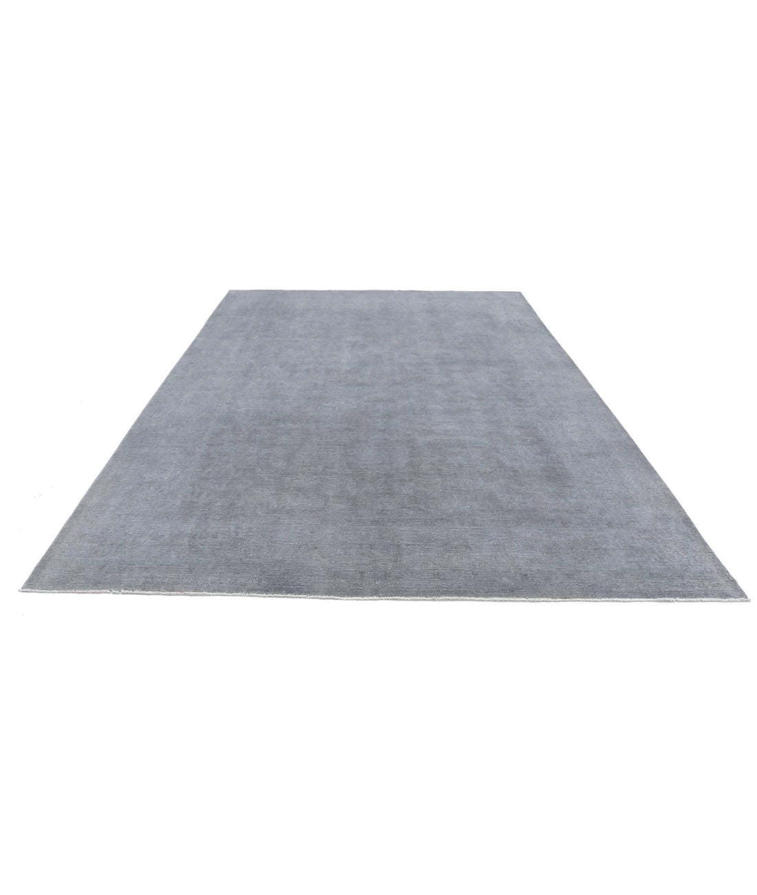 Overdye 8'8'' X 11'5'' Hand-Knotted Wool Rug 8'8'' x 11'5'' (260 X 343) / Grey / Grey
