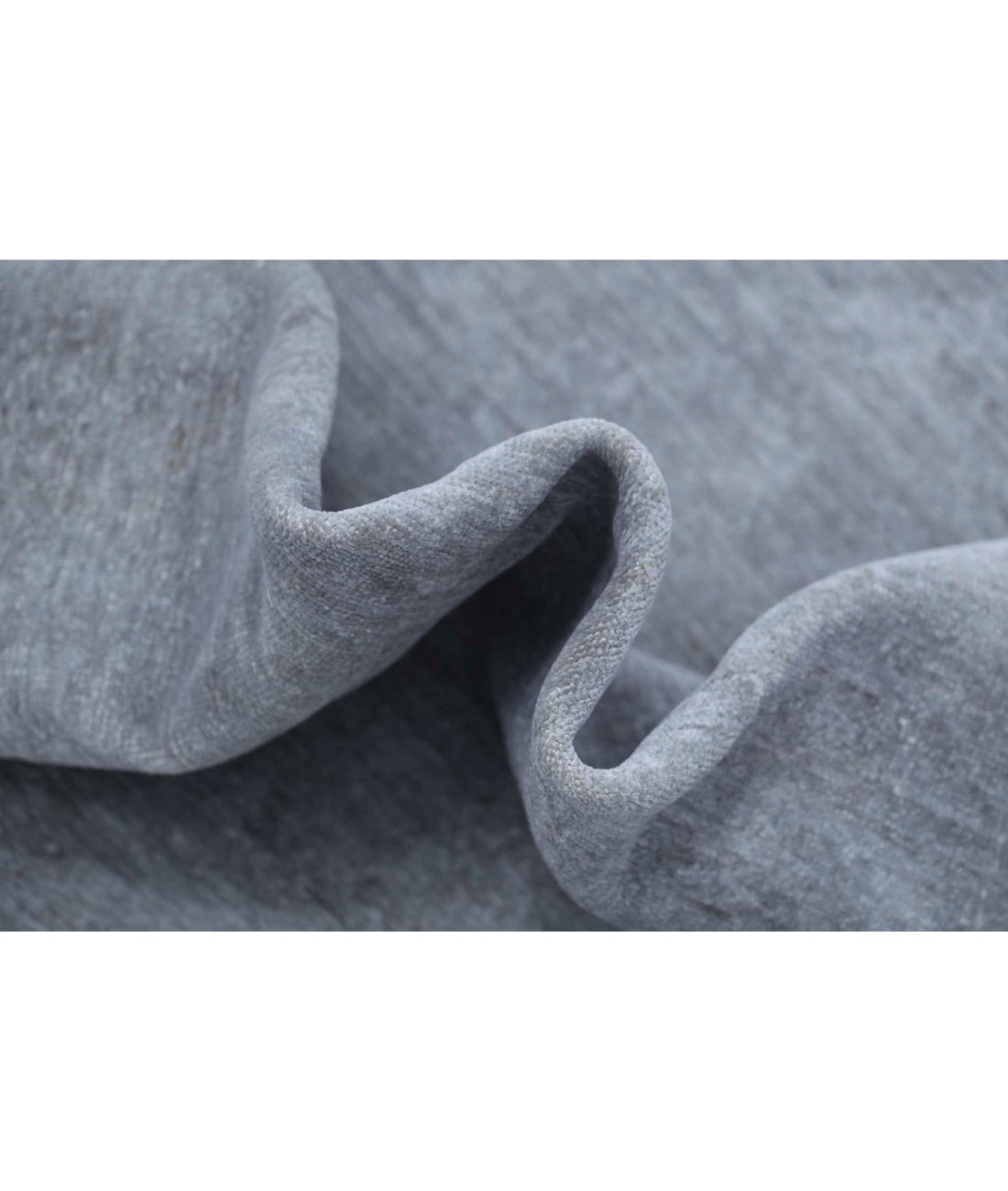 Overdye 8'8'' X 11'5'' Hand-Knotted Wool Rug 8'8'' x 11'5'' (260 X 343) / Grey / Grey