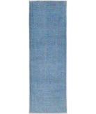 Overdye 2'6'' X 8'2'' Hand-Knotted Wool Rug 2'6'' x 8'2'' (75 X 245) / Blue / N/A