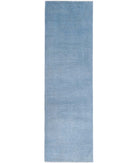 Overdye 2'11'' X 10'1'' Hand-Knotted Wool Rug 2'11'' x 10'1'' (88 X 303) / Blue / N/A