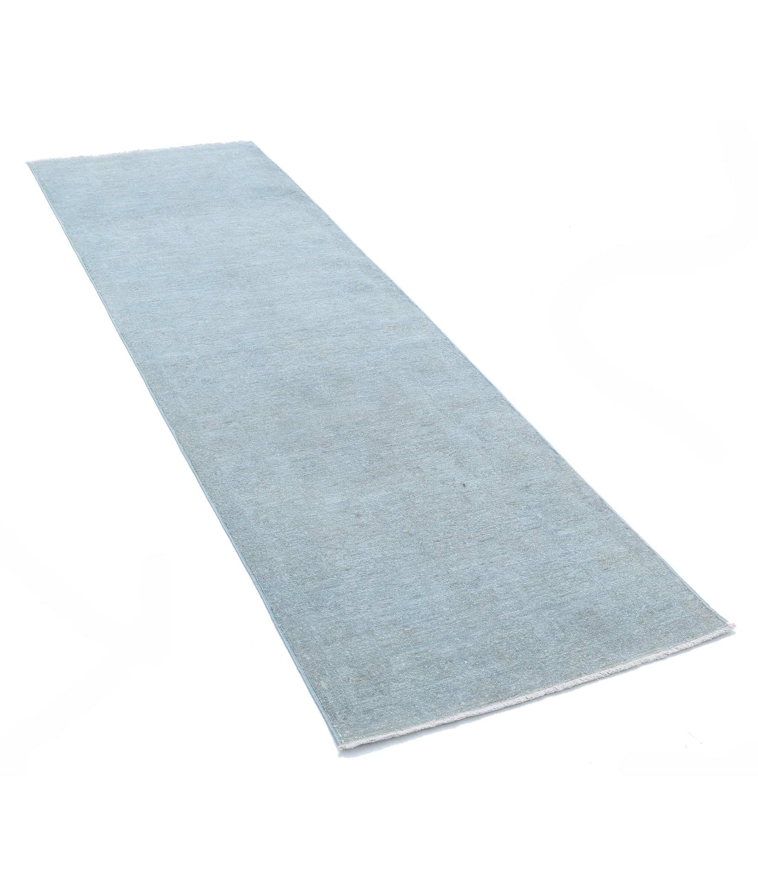Overdye 2'6'' X 8'3'' Hand-Knotted Wool Rug 2'6'' x 8'3'' (75 X 248) / Grey / N/A