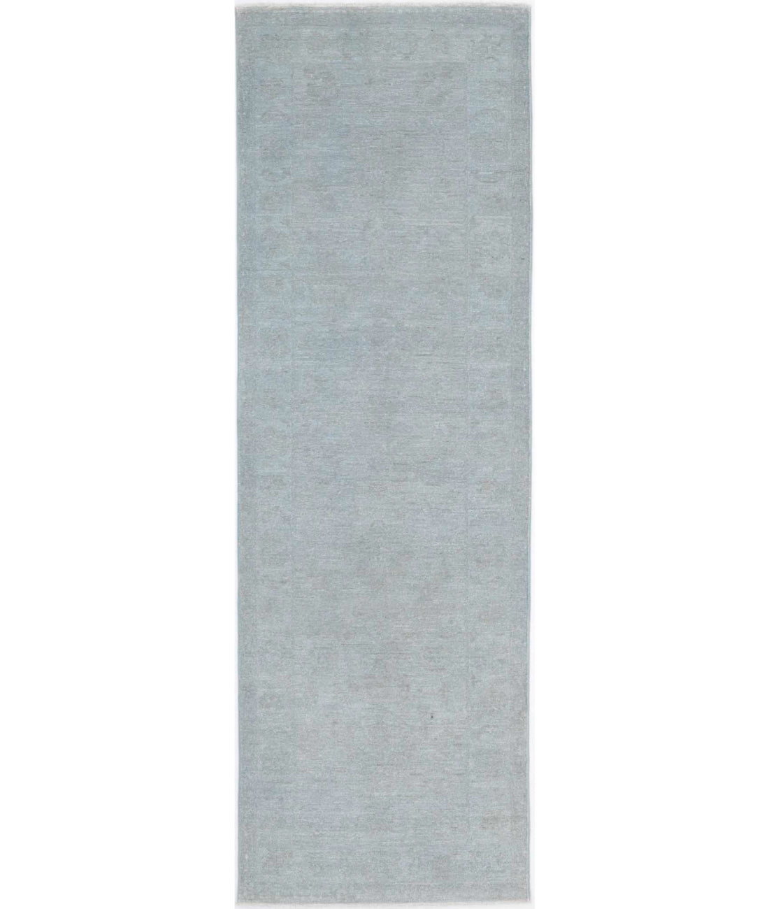 Overdye 2'6'' X 8'3'' Hand-Knotted Wool Rug 2'6'' x 8'3'' (75 X 248) / Grey / N/A
