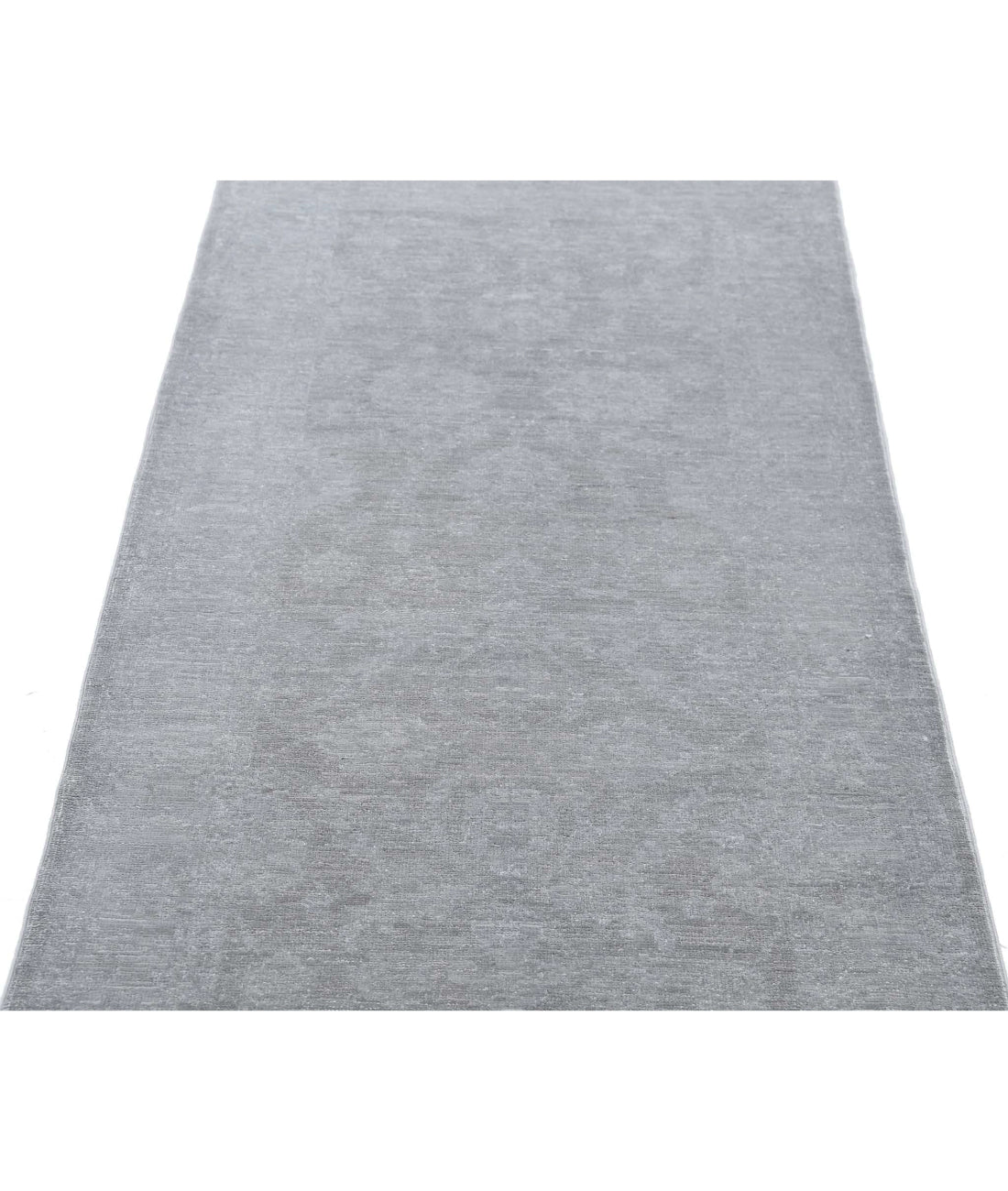 Overdye 2'7'' X 8'3'' Hand-Knotted Wool Rug 2'7'' x 8'3'' (78 X 248) / Grey / N/A