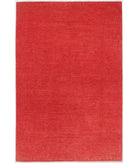 Overdye 2'7'' X 4'2'' Hand-Knotted Wool Rug 2'7'' x 4'2'' (78 X 125) / Red / N/A