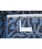 Overdye 8'10'' X 11'9'' Hand-Knotted Wool Rug 8'10'' x 11'9'' (265 X 353) / Blue / Black