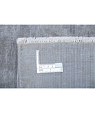 Overdye 4'7'' X 6'1'' Hand-Knotted Wool Rug 4'7'' x 6'1'' (138 X 183) / Grey / Grey