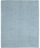 Overdye 7'11'' X 9'10'' Hand-Knotted Wool Rug 7'11'' x 9'10'' (238 X 295) / Blue / N/A