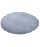 Overdye 9'4'' X 9'6'' Hand-Knotted Wool Rug 9'4'' x 9'6'' (280 X 285) / Grey / N/A