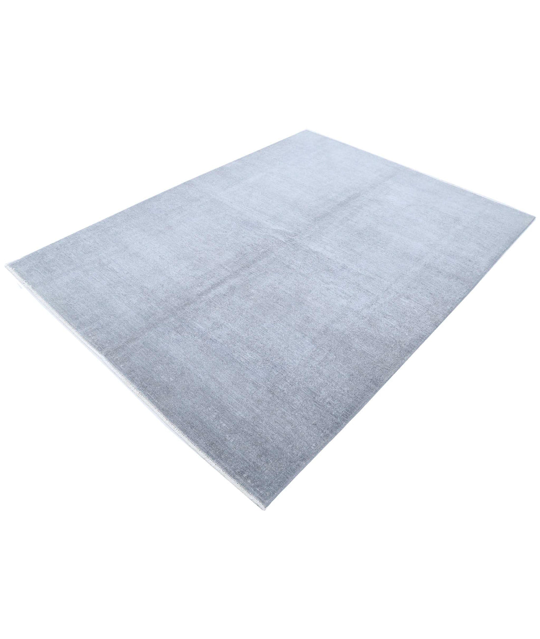 Overdye 5'7'' X 7'5'' Hand-Knotted Wool Rug 5'7'' x 7'5'' (168 X 223) / Grey / N/A