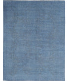 Overdye 7'9'' X 10'3'' Hand-Knotted Wool Rug 7'9'' x 10'3'' (233 X 308) / Blue / Blue