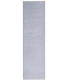 Overdye 2'6'' X 10'2'' Hand-Knotted Wool Rug 2'6'' x 10'2'' (75 X 305) / Grey / Grey