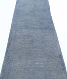 Overdye 2'7'' X 8'8'' Hand-Knotted Wool Rug 2'7'' x 8'8'' (78 X 260) / Grey / Grey