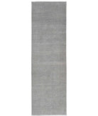 Overdye 2'8'' X 9'3'' Hand-Knotted Wool Rug 2'8'' x 9'3'' (80 X 278) / Grey / Grey