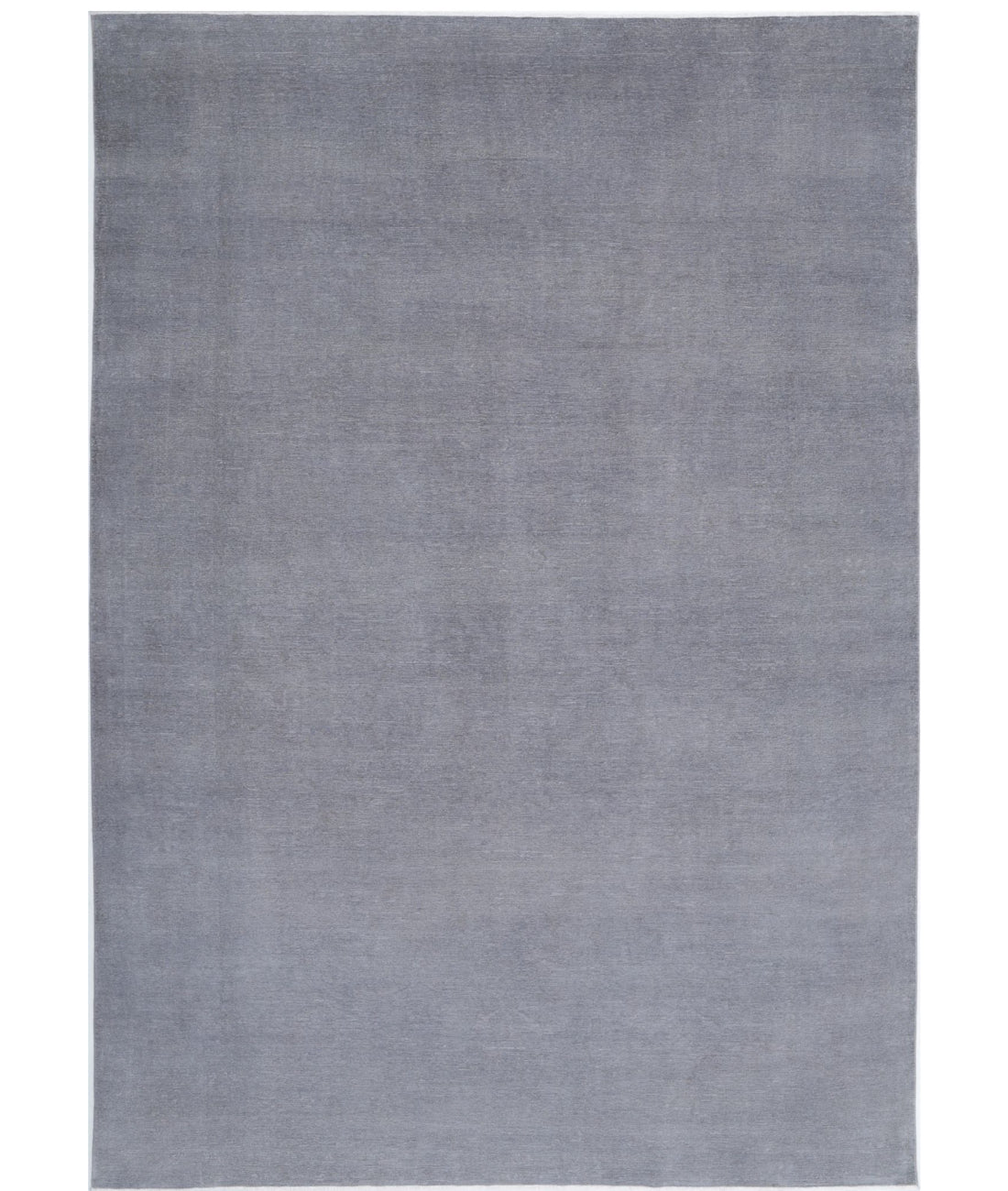 Overdye 10'6'' X 14'7'' Hand-Knotted Wool Rug 10'6'' x 14'7'' (315 X 438) / Grey / Grey