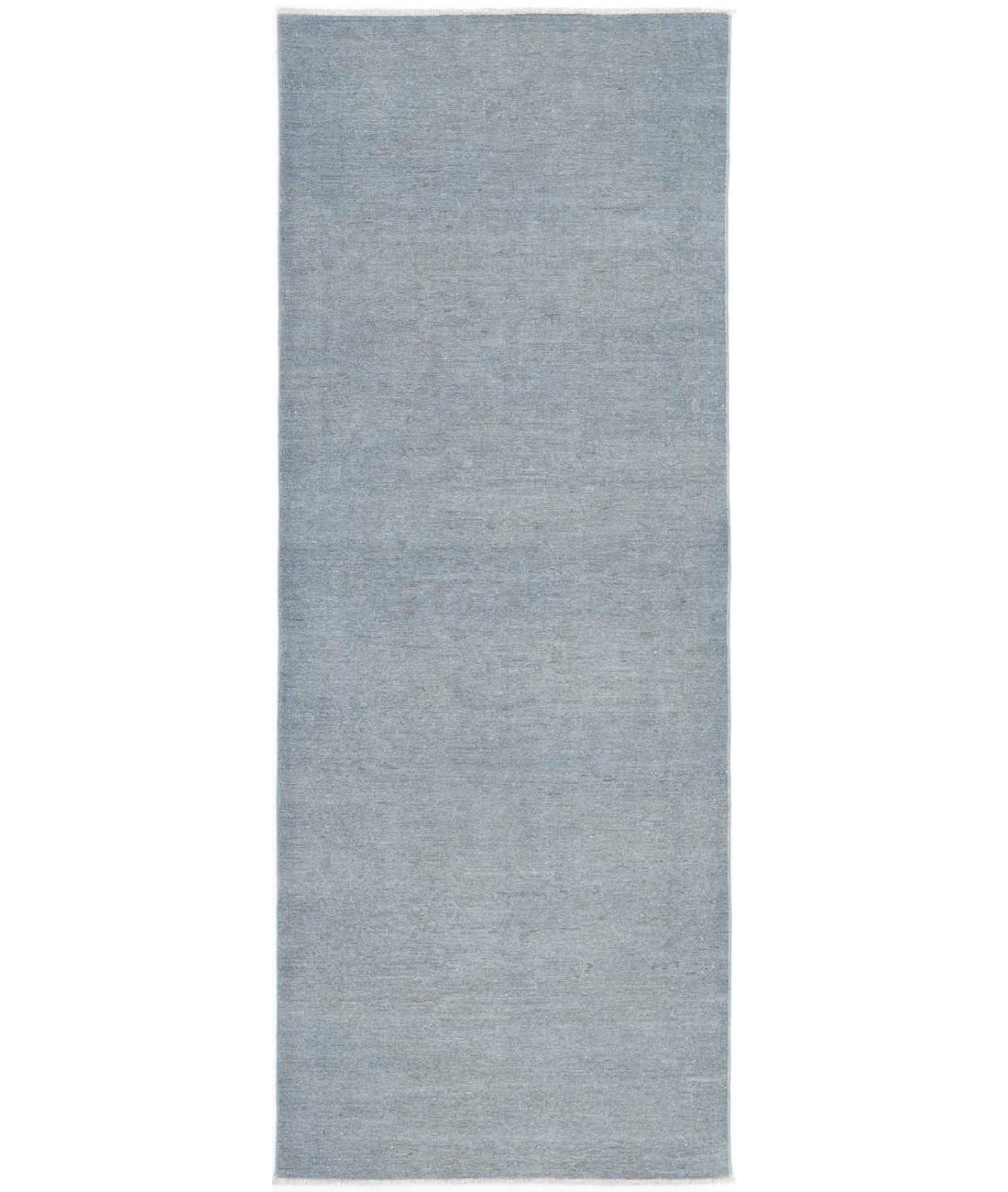 Overdye 2'9'' X 7'10'' Hand-Knotted Wool Rug 2'9'' x 7'10'' (83 X 235) / Grey / Grey