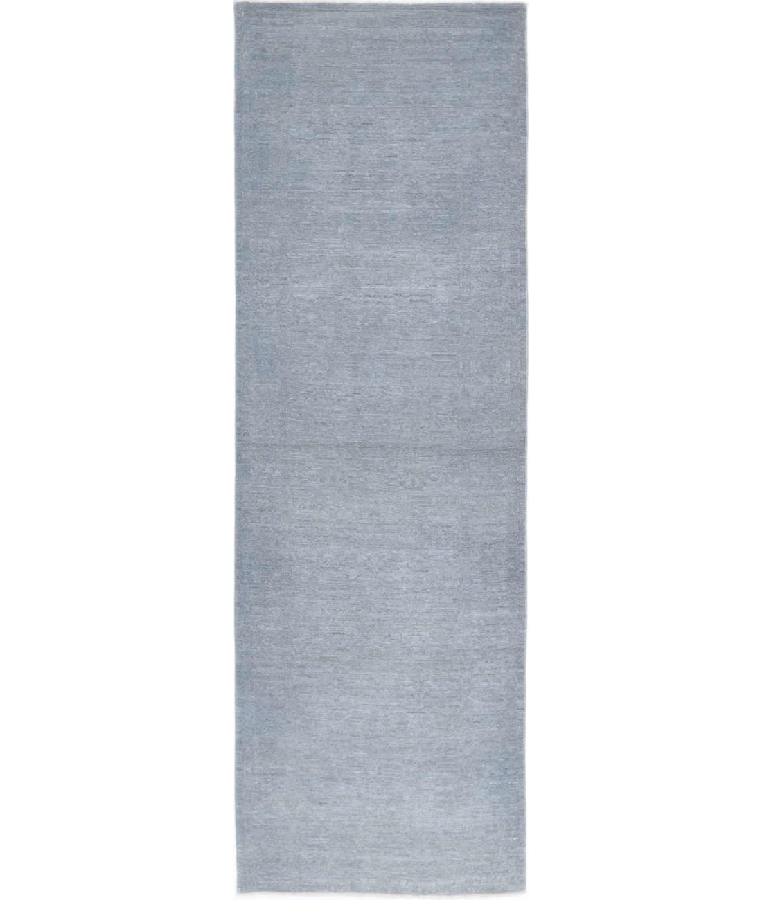 Overdye 2'9'' X 8'10'' Hand-Knotted Wool Rug 2'9'' x 8'10'' (83 X 265) / Grey / Grey