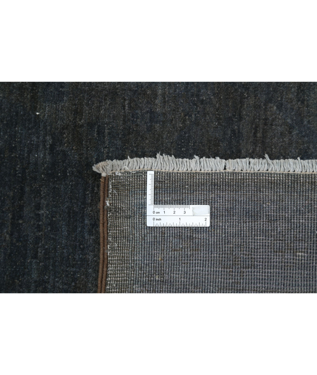 Overdye 9'10'' X 13'5'' Hand-Knotted Wool Rug 9'10'' x 13'5'' (295 X 403) / Black / Black