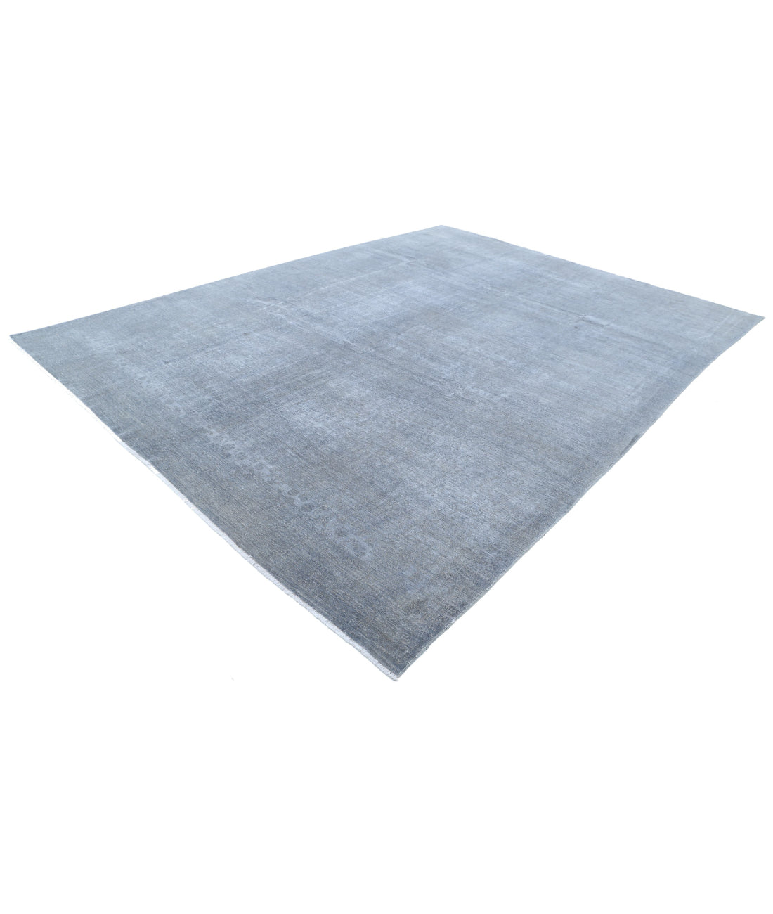 Overdye 9'9'' X 13'1'' Hand-Knotted Wool Rug 9'9'' x 13'1'' (293 X 393) / Grey / Grey