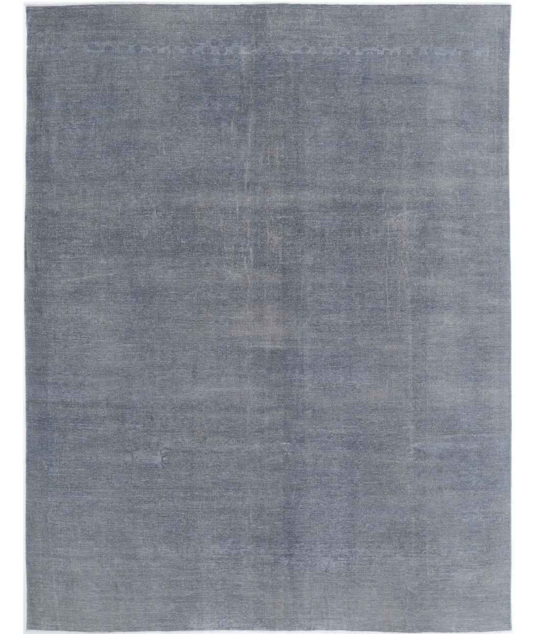 Overdye 9'9'' X 13'1'' Hand-Knotted Wool Rug 9'9'' x 13'1'' (293 X 393) / Grey / Grey