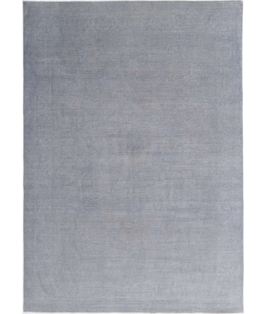 Overdye 8'3'' X 11'9'' Hand-Knotted Wool Rug 8'3'' x 11'9'' (248 X 353) / Grey / Grey