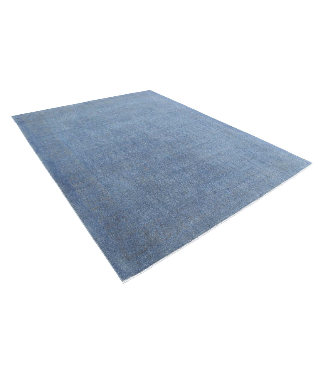 Overdye 7'10'' X 9'11'' Hand-Knotted Wool Rug 7'10'' x 9'11'' (235 X 298) / Grey / Charcoal