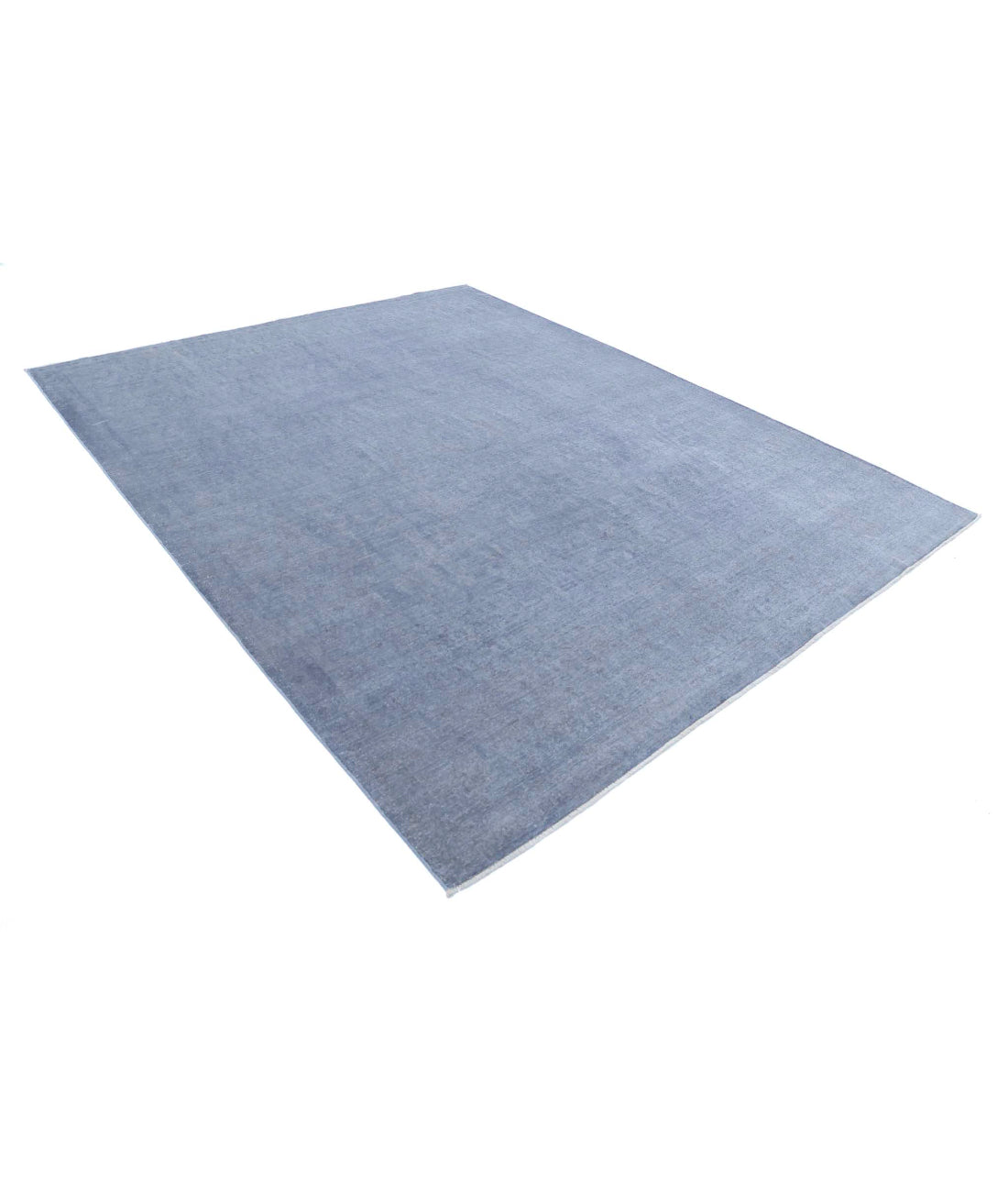 Overdye 7'10'' X 10'0'' Hand-Knotted Wool Rug 7'10'' x 10'0'' (235 X 300) / Grey / Grey