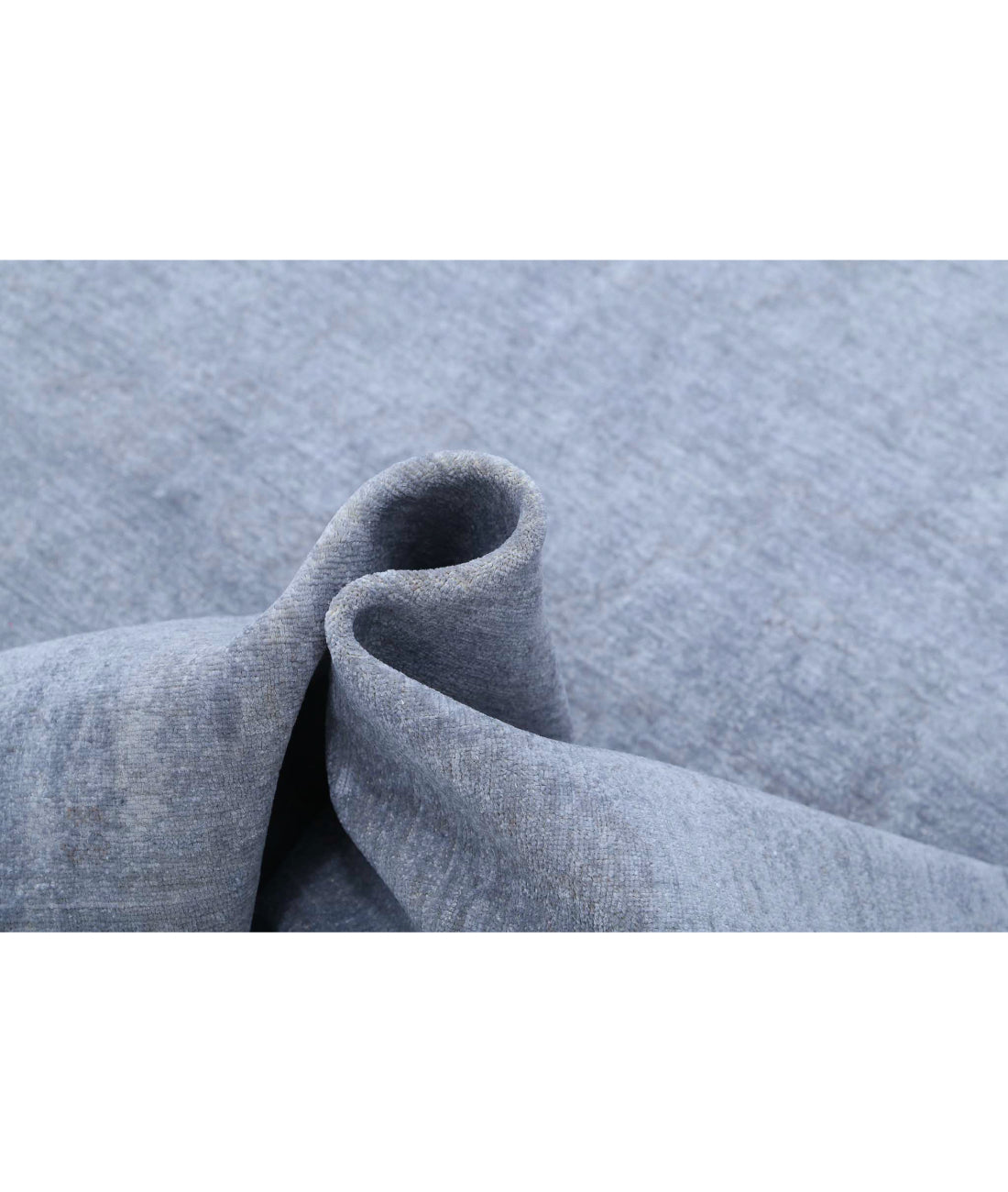 Overdye 7'10'' X 10'0'' Hand-Knotted Wool Rug 7'10'' x 10'0'' (235 X 300) / Grey / Grey