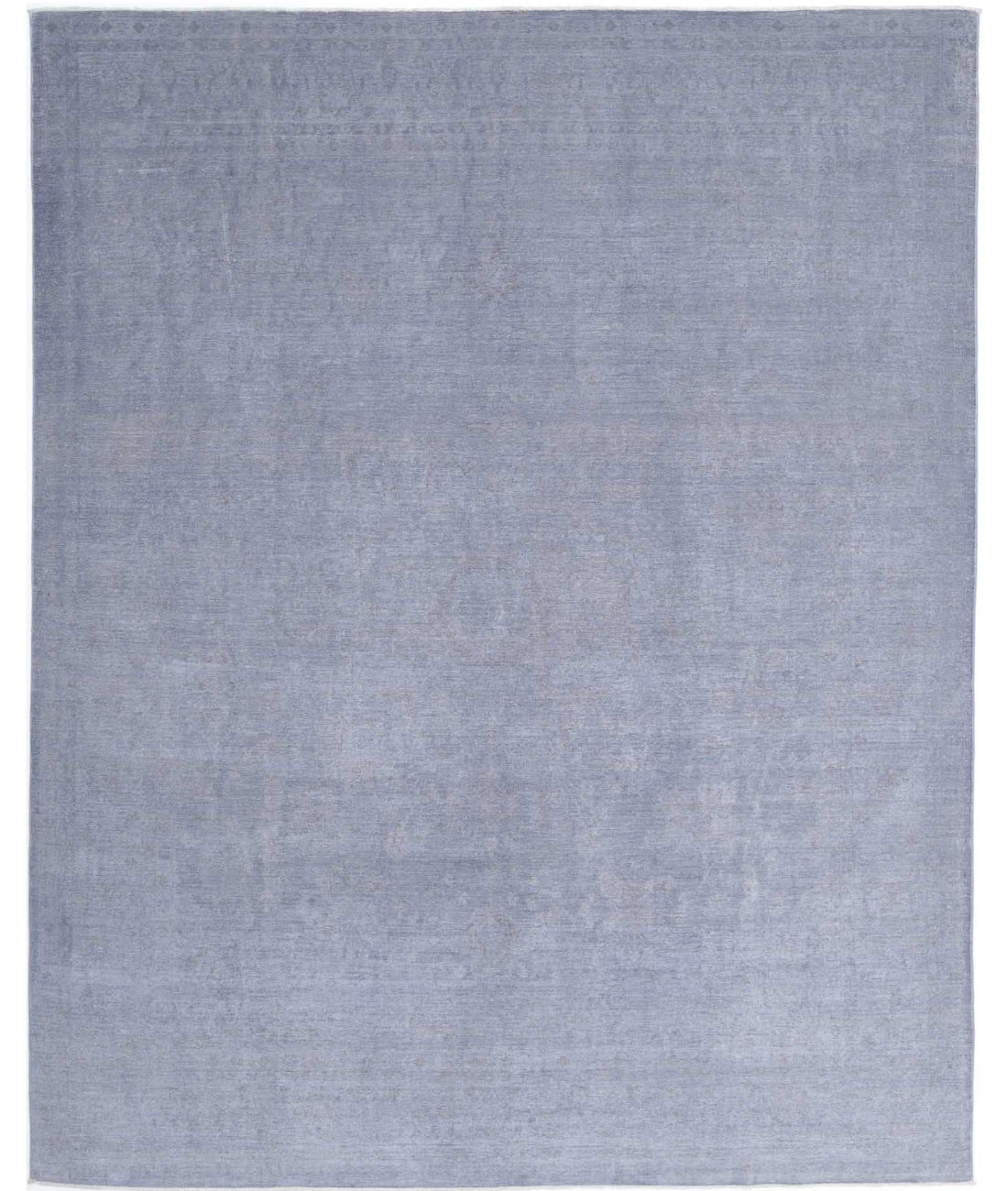 Overdye 7'10'' X 10'0'' Hand-Knotted Wool Rug 7'10'' x 10'0'' (235 X 300) / Grey / Grey