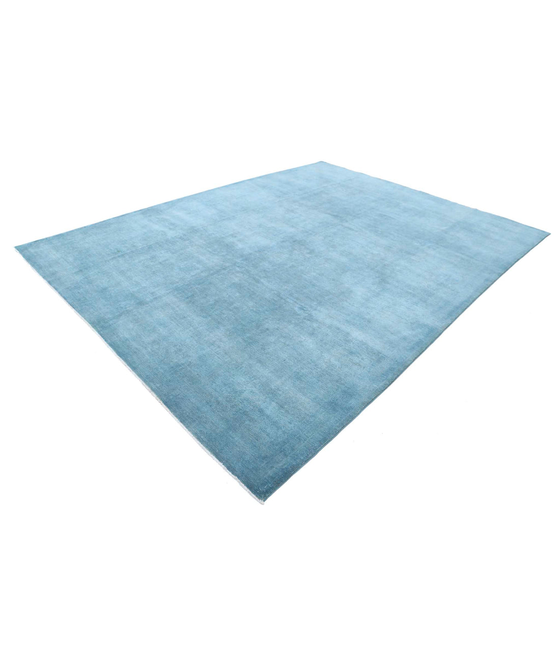 Overdye 9'0'' X 11'11'' Hand-Knotted Wool Rug 9'0'' x 11'11'' (270 X 358) / Blue / N/A