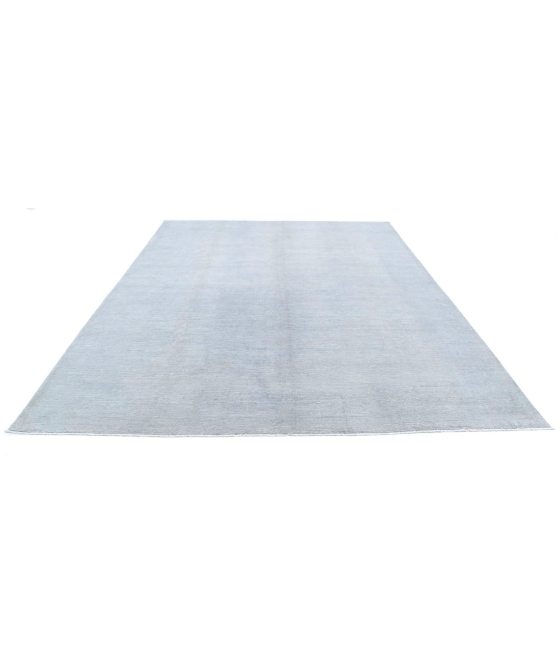 Overdye 8'6'' X 11'0'' Hand-Knotted Wool Rug 8'6'' x 11'0'' (255 X 330) / Grey / Grey