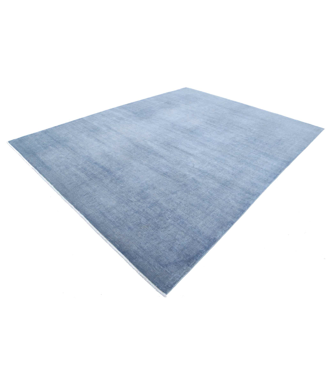Overdye 8'11'' X 11'8'' Hand-Knotted Wool Rug 8'11'' x 11'8'' (268 X 350) / Grey / Grey