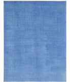 Overdye 9'1'' X 12'0'' Hand-Knotted Wool Rug 9'1'' x 12'0'' (273 X 360) / Blue / Blue