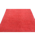 Overdye 4'8'' X 6'6'' Hand-Knotted Wool Rug 4'8'' x 6'6'' (140 X 195) / Red / N/A