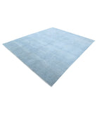 Overdye 7'11'' X 9'8'' Hand-Knotted Wool Rug 7'11'' x 9'8'' (238 X 290) / Blue / N/A