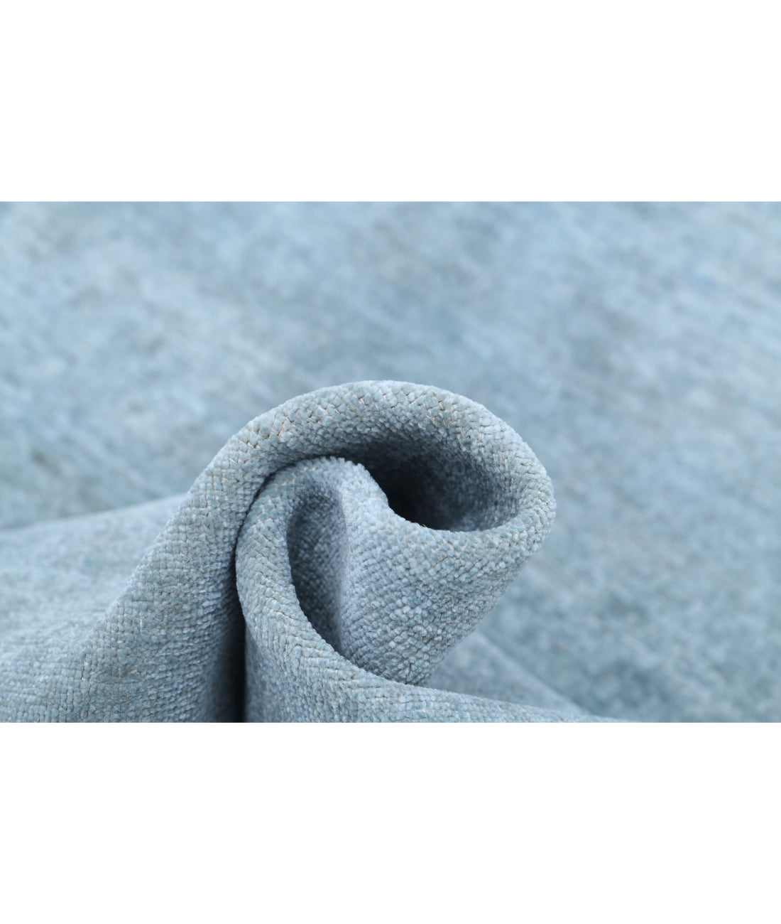 Overdye 7'11'' X 9'8'' Hand-Knotted Wool Rug 7'11'' x 9'8'' (238 X 290) / Blue / N/A