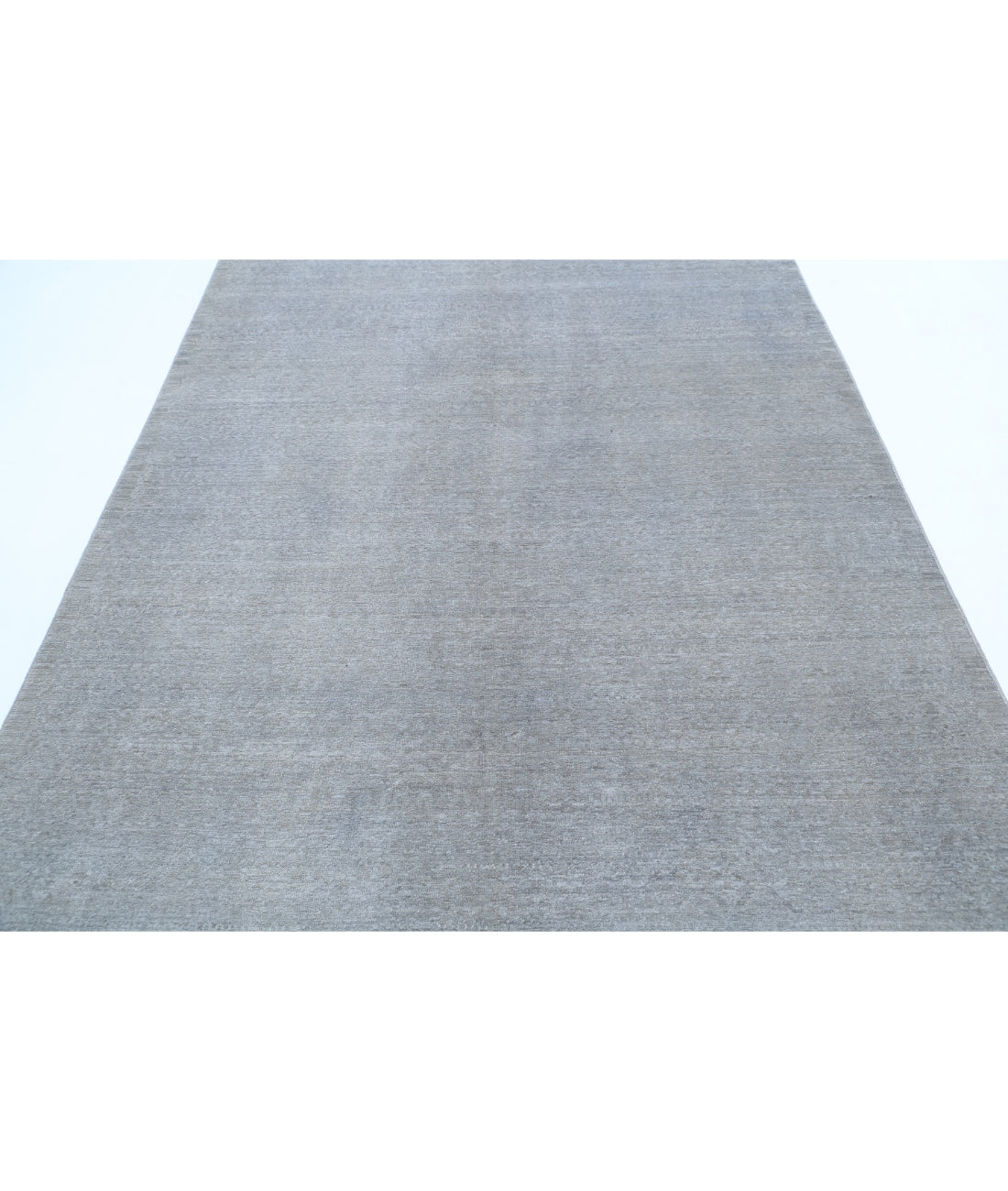 Overdye 6'0'' X 8'11'' Hand-Knotted Wool Rug 6'0'' x 8'11'' (180 X 268) / Grey / N/A