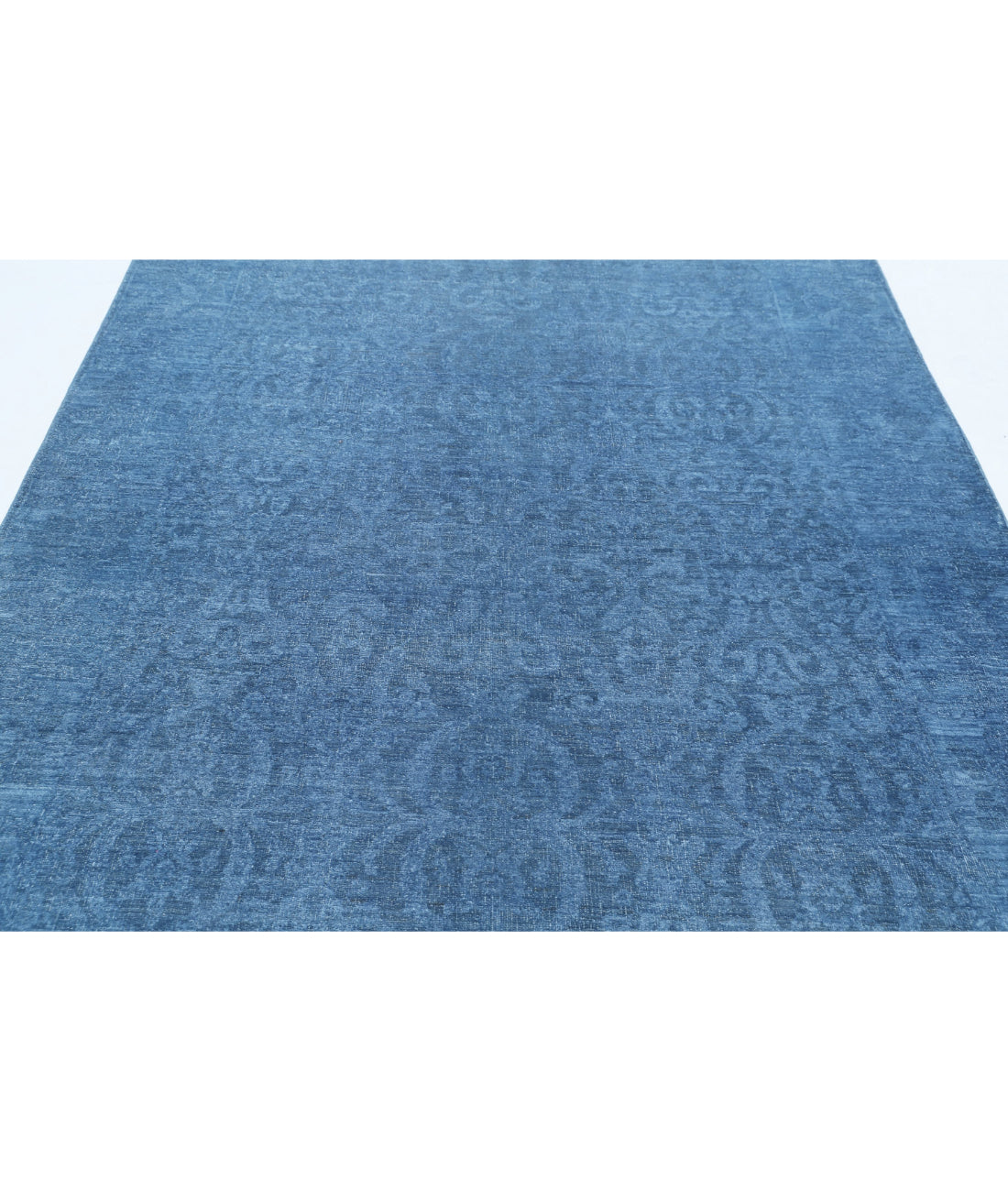 Overdye 5'11'' X 9'2'' Hand-Knotted Wool Rug 5'11'' x 9'2'' (178 X 275) / Blue / Blue