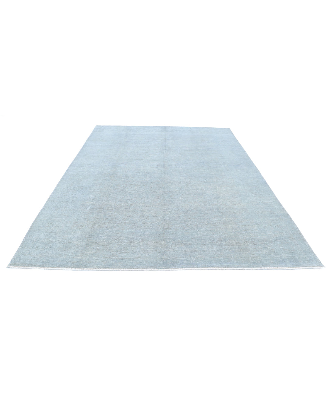 Overdye 7'10'' X 9'11'' Hand-Knotted Wool Rug 7'10'' x 9'11'' (235 X 298) / Grey / Grey