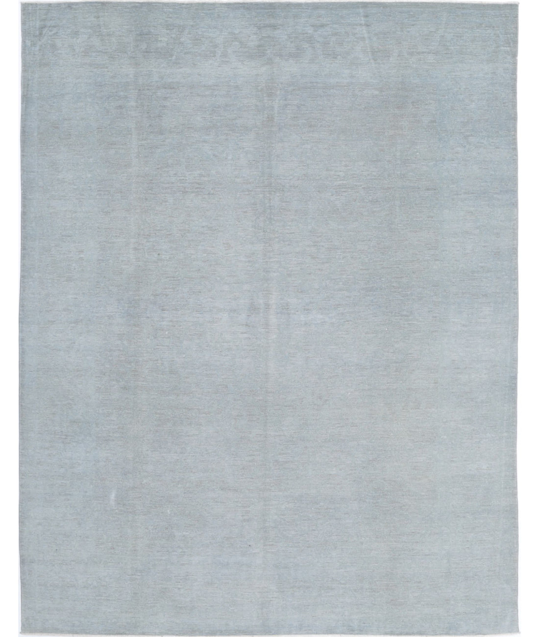 Overdye 7'10'' X 9'11'' Hand-Knotted Wool Rug 7'10'' x 9'11'' (235 X 298) / Grey / Grey