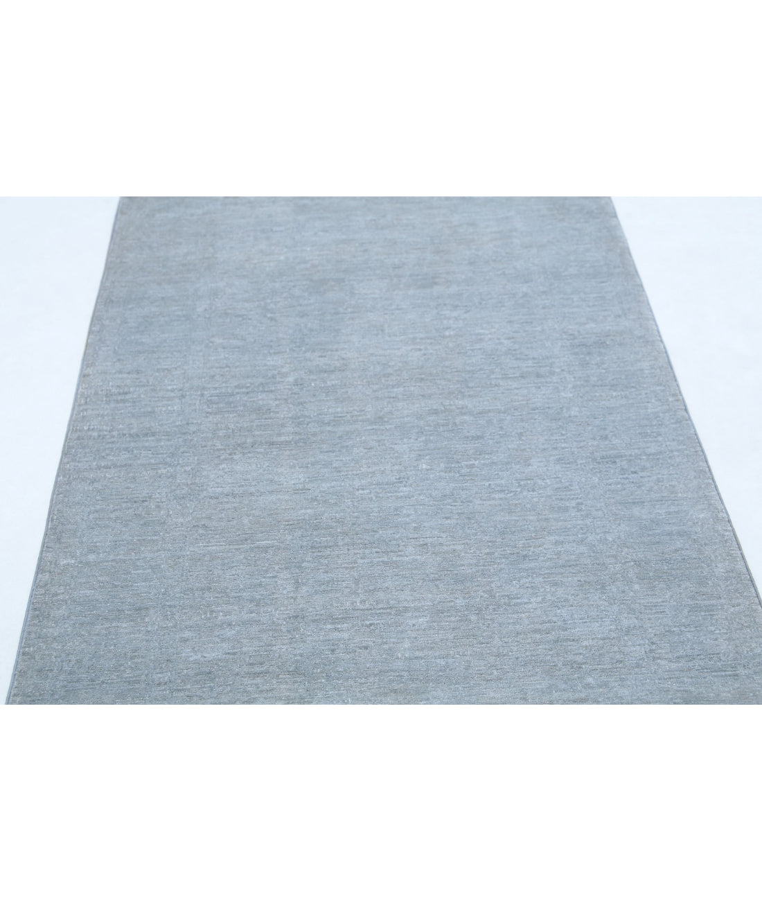Overdye 3'2'' X 10'7'' Hand-Knotted Wool Rug 3'2'' x 10'7'' (95 X 318) / Grey / N/A