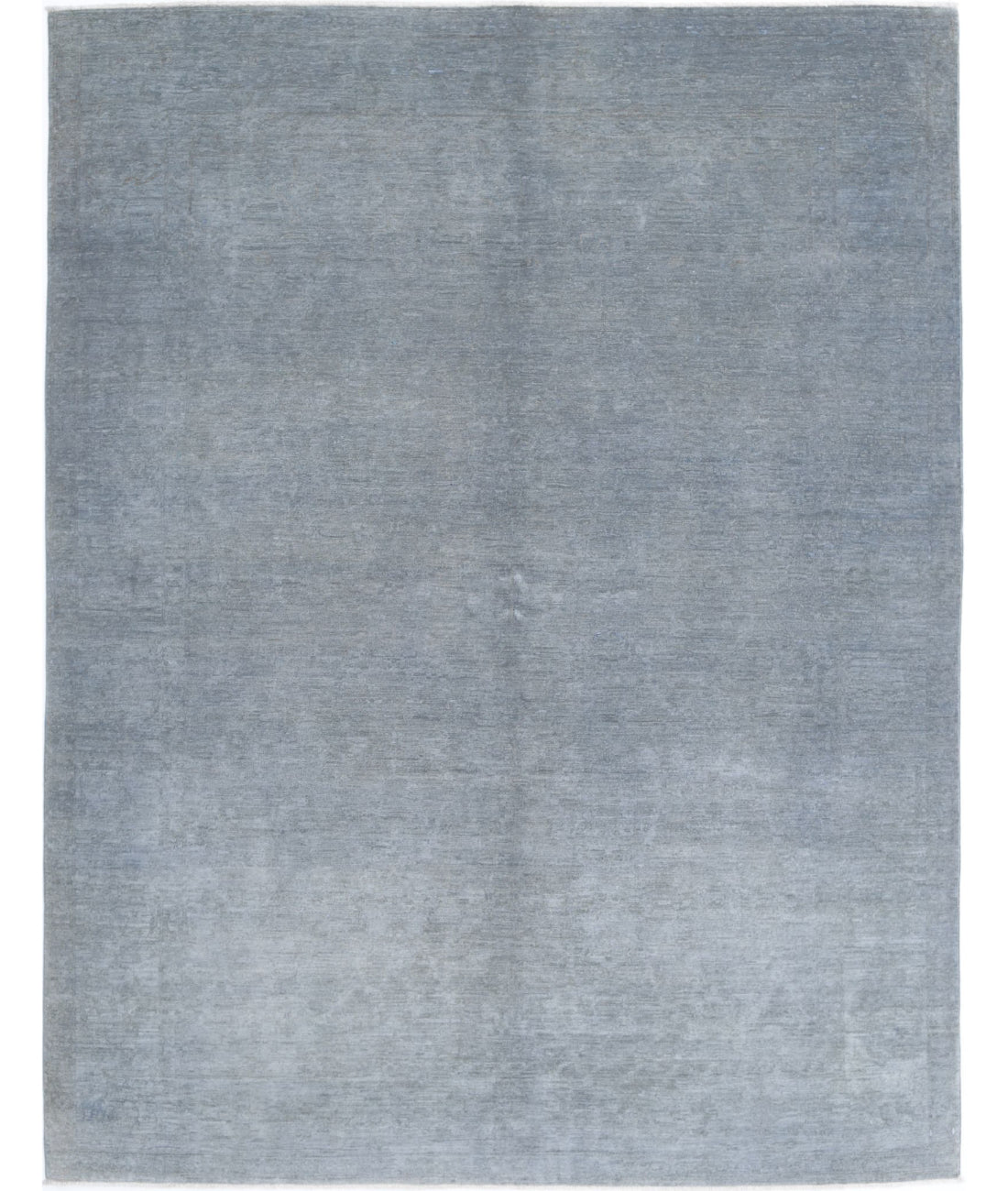 Overdye 6'0'' X 7'10'' Hand-Knotted Wool Rug 6'0'' x 7'10'' (180 X 235) / Grey / Grey