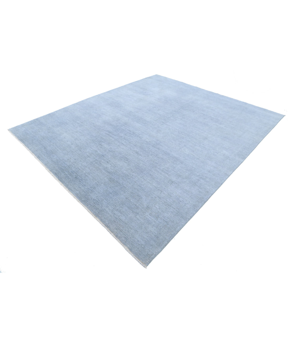 Overdye 8'0'' X 9'8'' Hand-Knotted Wool Rug 8'0'' x 9'8'' (240 X 290) / Grey / N/A