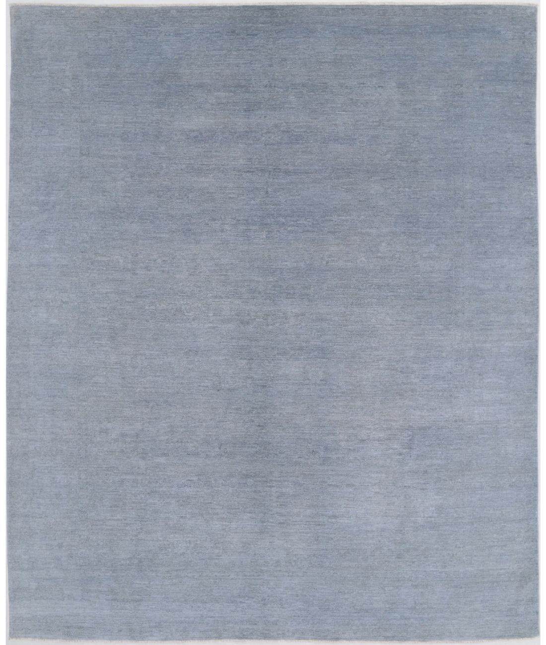Overdye 8'0'' X 9'8'' Hand-Knotted Wool Rug 8'0'' x 9'8'' (240 X 290) / Grey / N/A