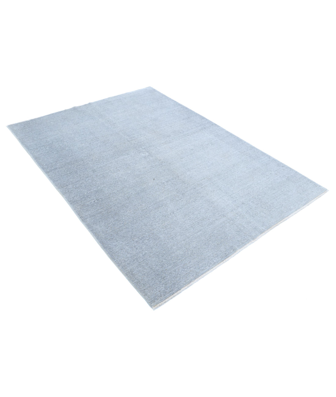 Overdye 4'8'' X 6'4'' Hand-Knotted Wool Rug 4'8'' x 6'4'' (140 X 190) / Grey / N/A