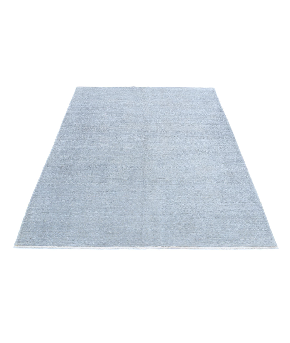 Overdye 4'8'' X 6'4'' Hand-Knotted Wool Rug 4'8'' x 6'4'' (140 X 190) / Grey / N/A