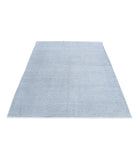 Overdye 4'8'' X 6'4'' Hand-Knotted Wool Rug 4'8'' x 6'4'' (140 X 190) / Grey / N/A